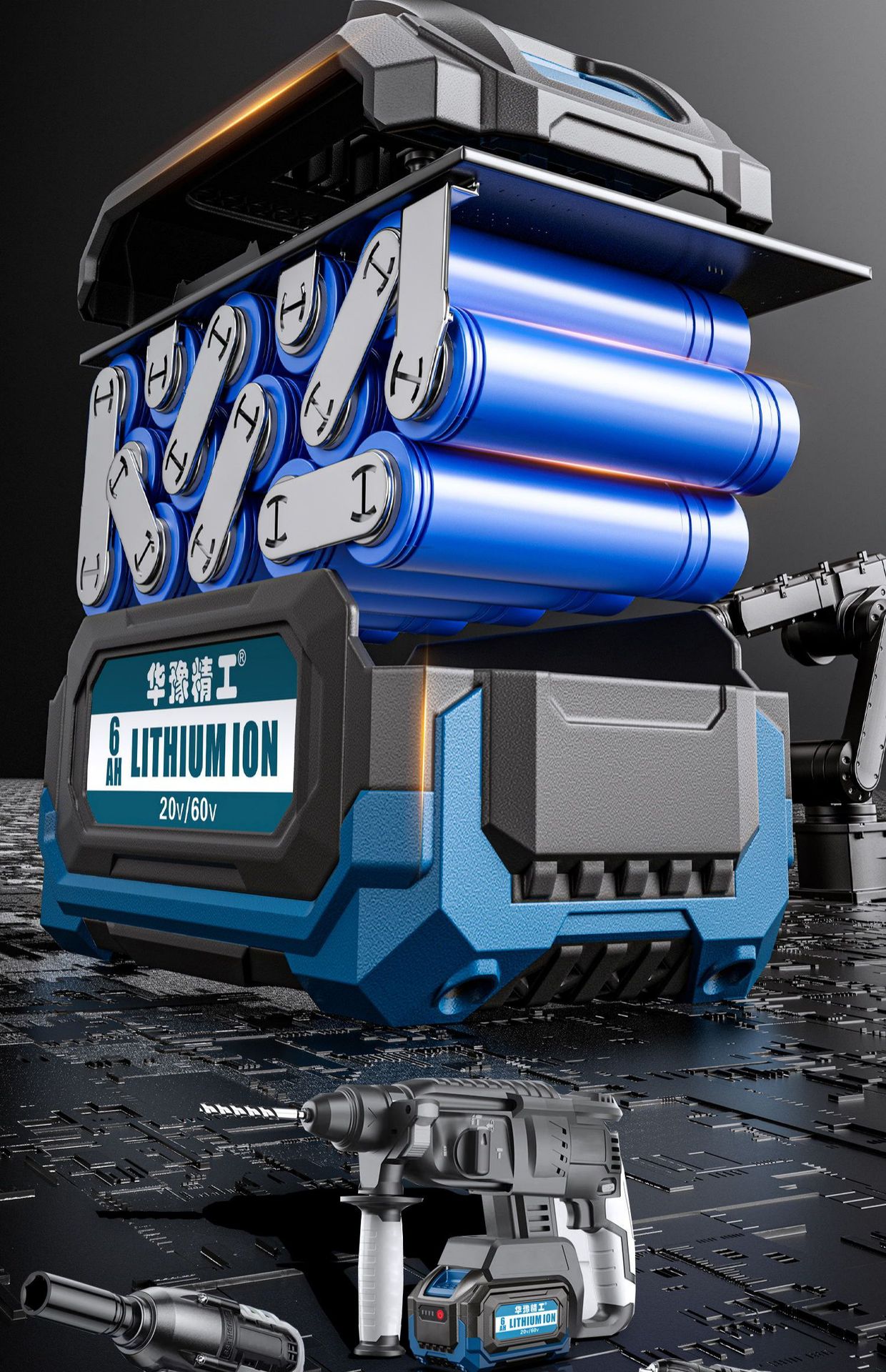 Huayu Precision Machinery wireless DC welding machine, household gas shielded spot welding machine, handheld portable lithium battery welding machine pic 24