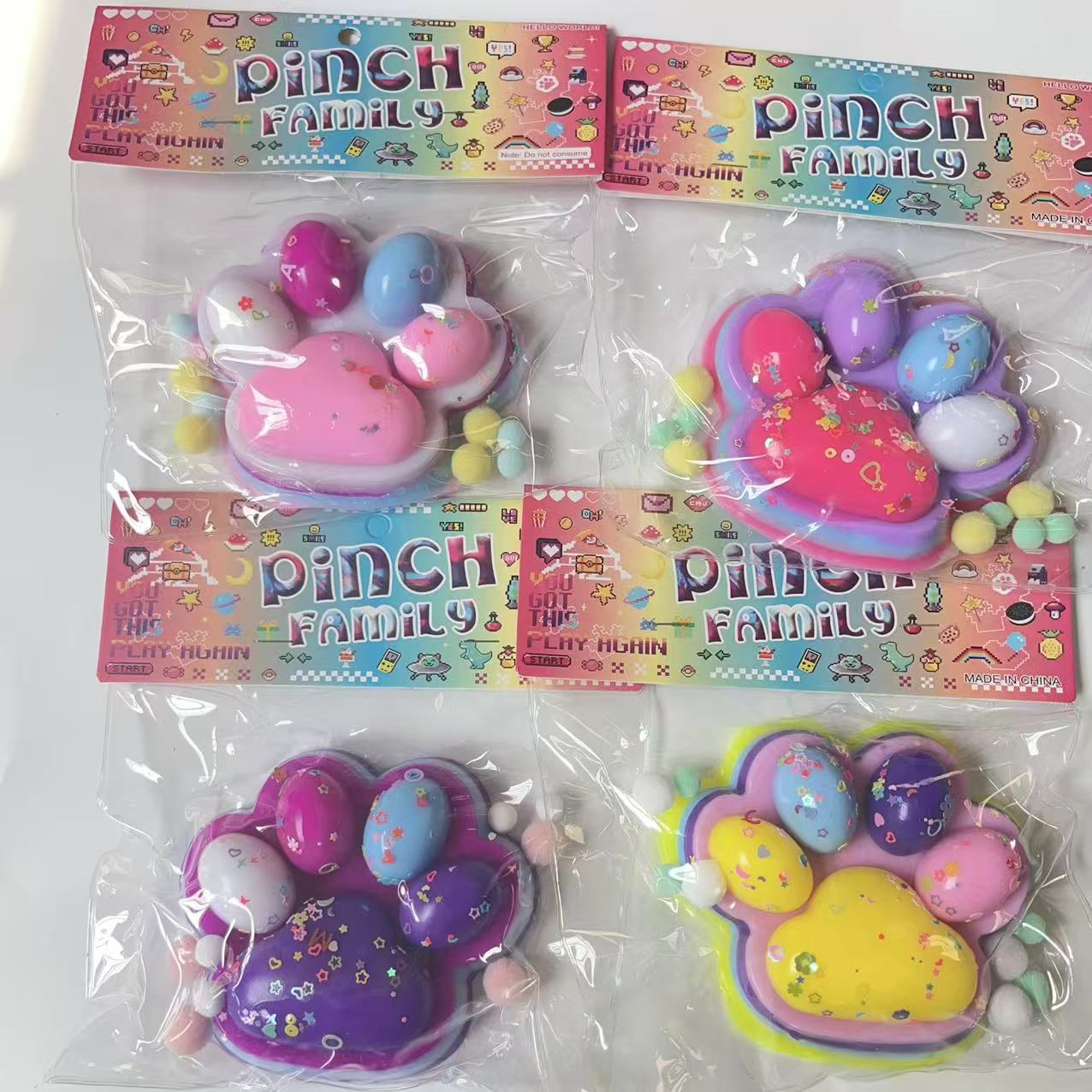 大小号云彩猫爪毛绒玩具超软胶神器捏捏批发益智休闲详情2