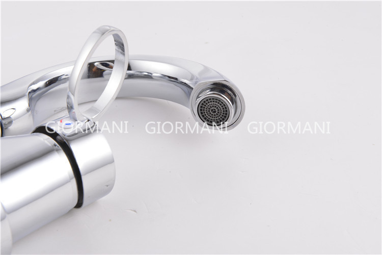 双孔单把面盆水龙头 浴室洗手盆混水阀 南安卫浴水暖厂家直销详情6