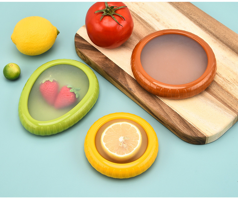 Hot-selling fruit preservation boxes with silicone film sealing from the in-stock factory, mini refrigerators for storing vegetables and avocados, Yamato pic 11