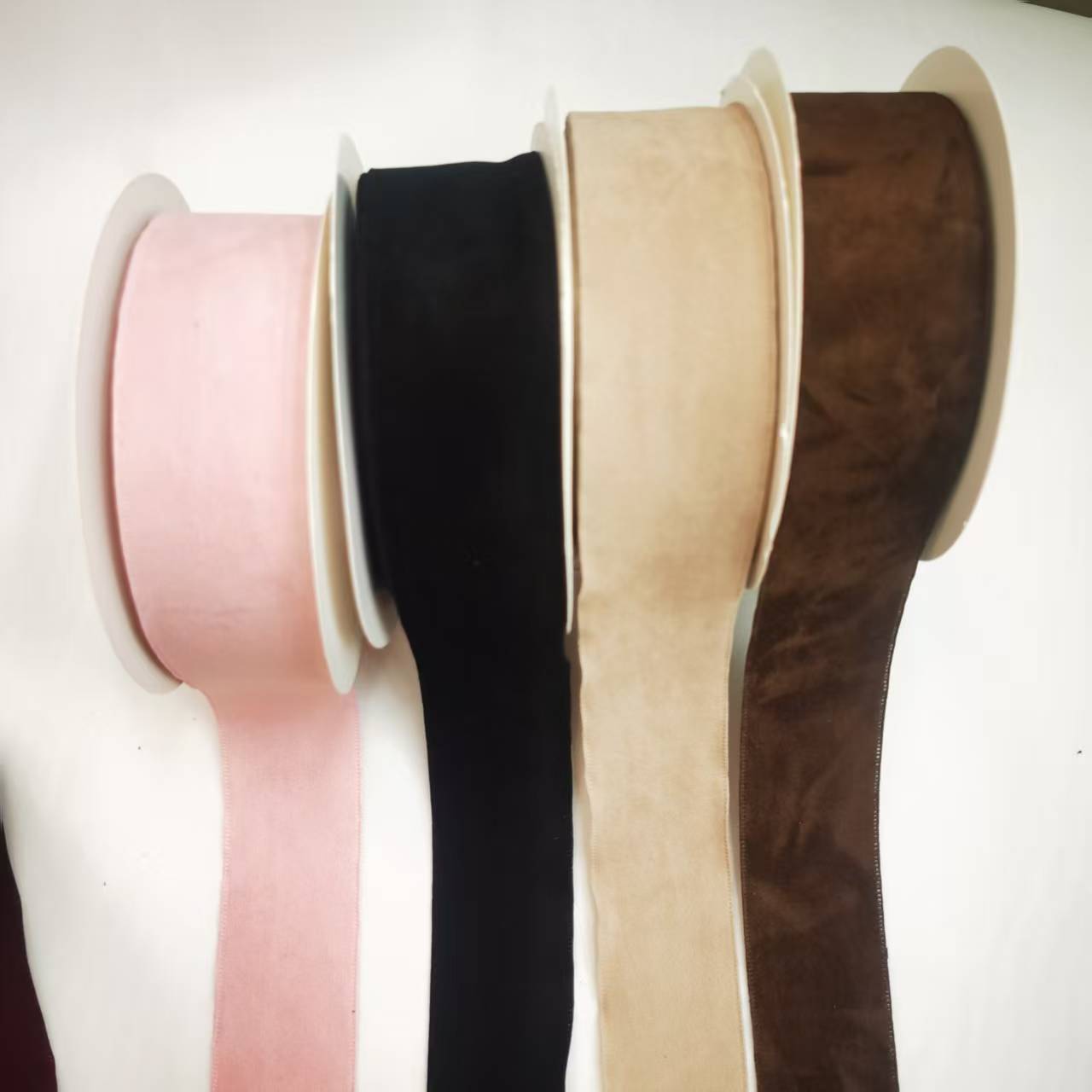 Double-sided suede velvet ribbons, clothing, toys, shoes, hats, accessories, bows, gifts, gift boxes, packaging ribbons, 50 yards per roll pic 3
