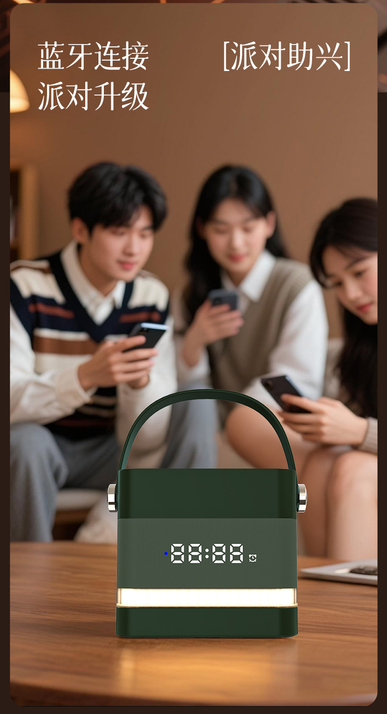 High-fidelity sleep speaker, multi-functional clock alarm, sleep-inducing white noise Bluetooth speaker, a bestseller on Amazon pic 18