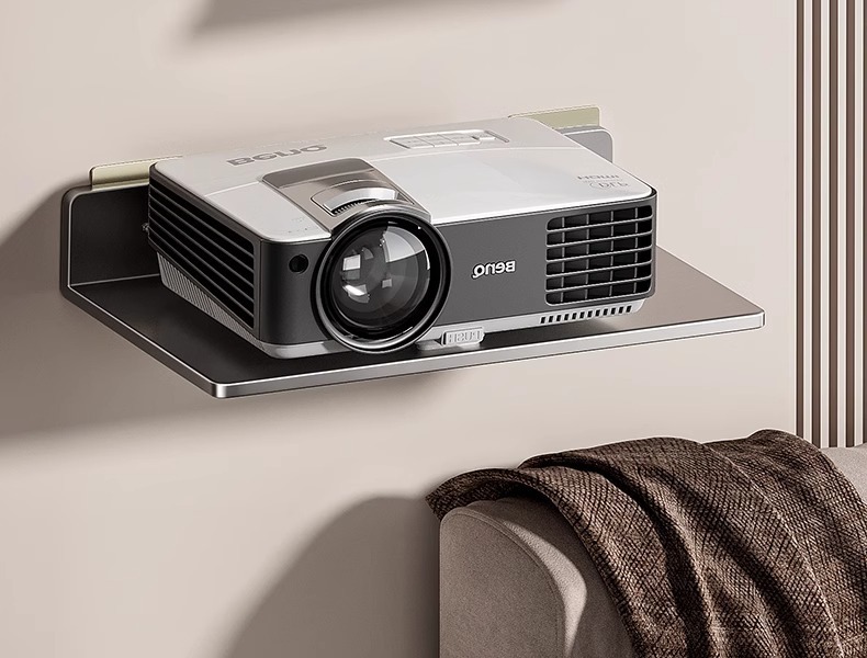 免打孔投影仪支架上墙置物架壁挂路由器放置架电视机顶盒支撑架子详情3