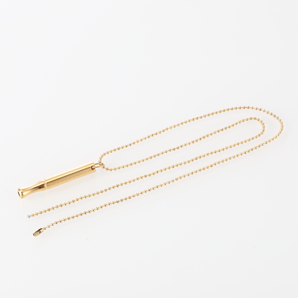 跨境冥想呼吸解压吊坠项链冥想小蛮腰圆管口哨东莞厂家正念饰品详情9