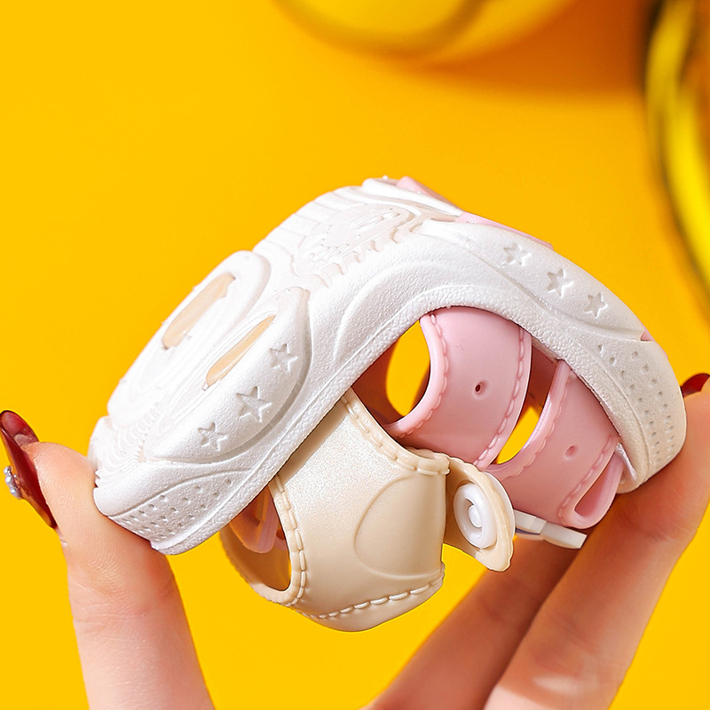 儿童凉鞋卡通幼儿包头洞洞鞋男童宝宝室内防滑软底女童沙滩鞋夏季详情19
