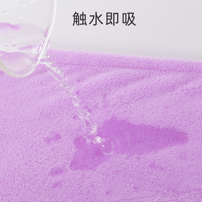 Headscarf coral fleece dry hair cap, absorbent quick-drying hair cap, adult shampoo 2024 new style dry hair cap pic 7