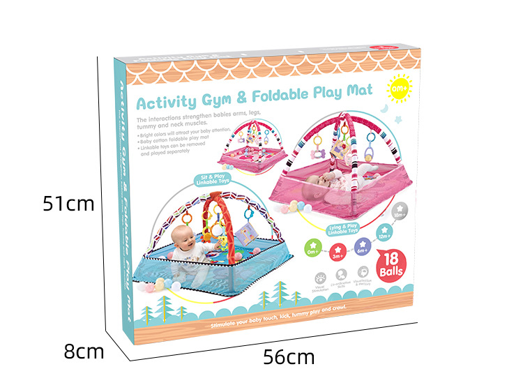 Cross-border baby pen, game, fitness frame, early education for newborn babies, ocean crawling, ball pool, toy gifts pic 24