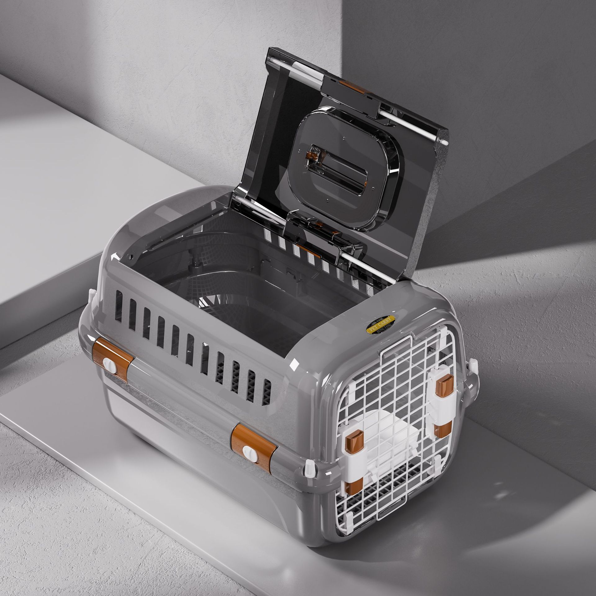 Cross-border pet aviation box, cat bag, dog cage, going out bag, Air China General large all-season universal dog house pic 13