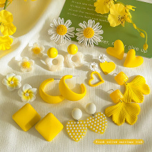 耳环度假风网红耳坠海边耳勾ins夏天新款拉菲草编手编藤编耳饰女详情5