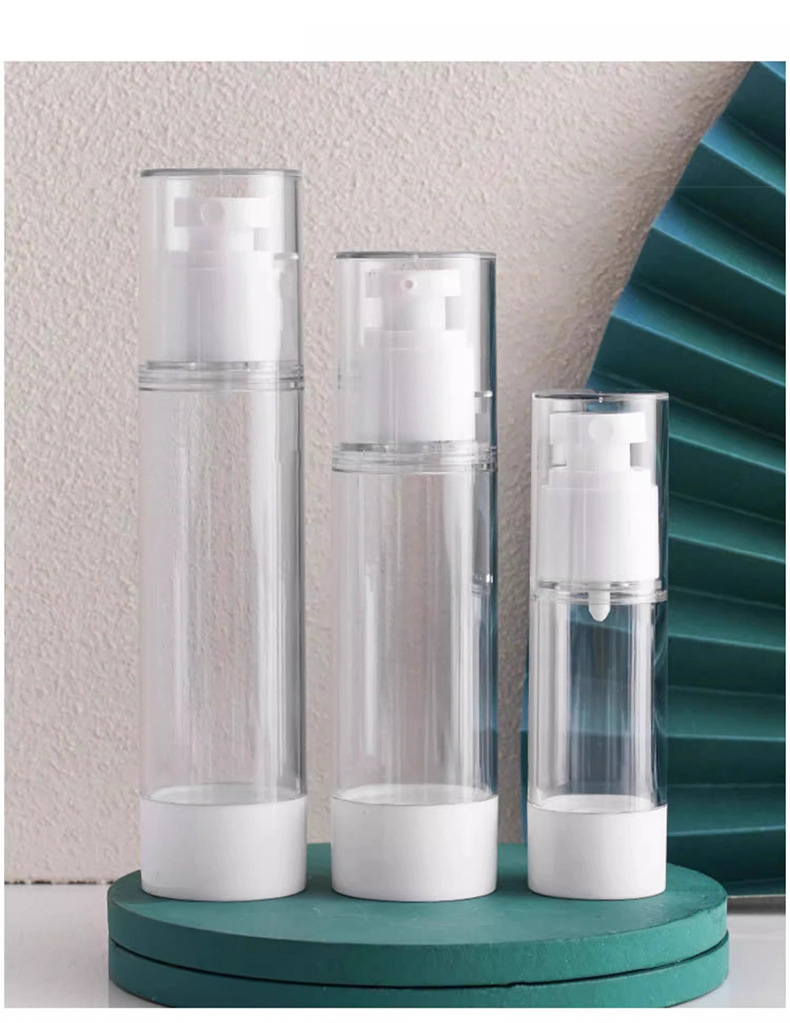 Emulsion dispensing bottle, travel press vacuum portable small bottle, empty bottle, high-end travel business package, available for boarding pic 14
