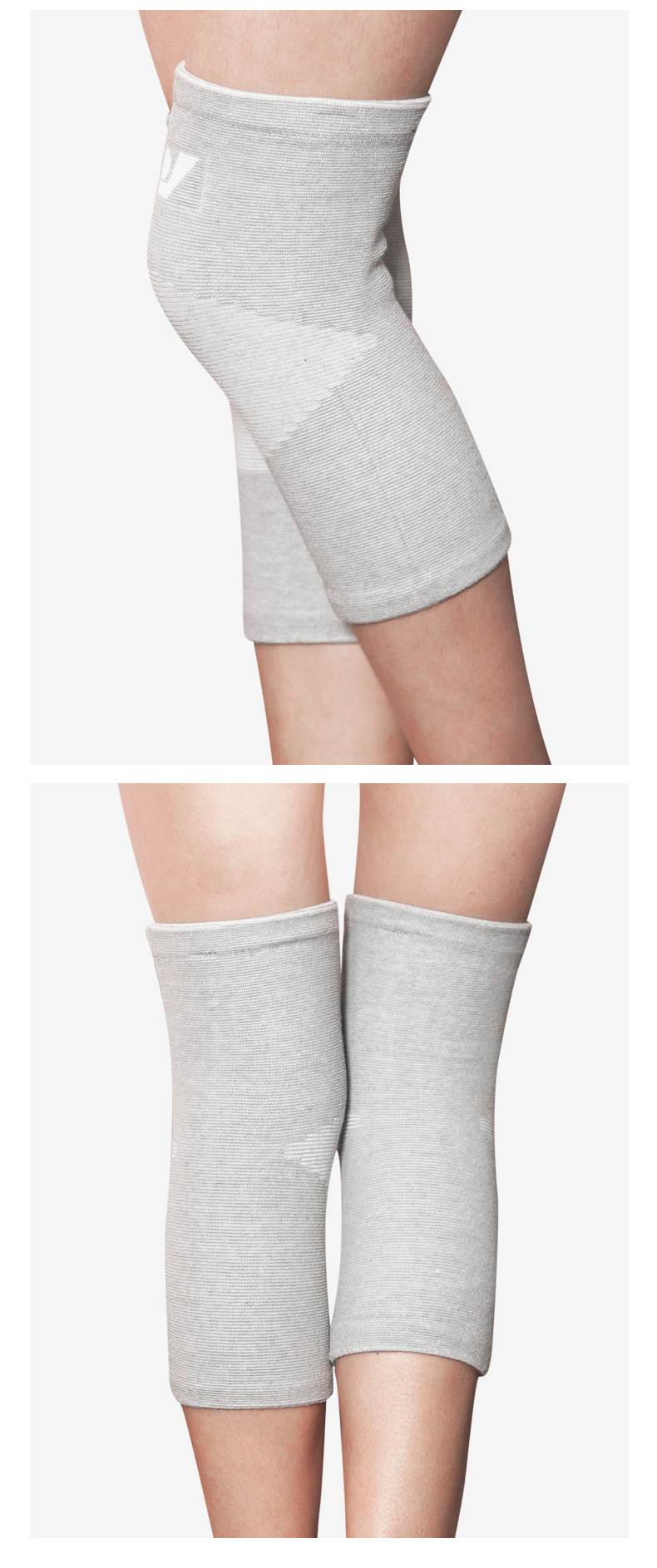 四面弹保暖护膝盖四季通用弹力透气运动防护空调房防滑护膝批发详情12