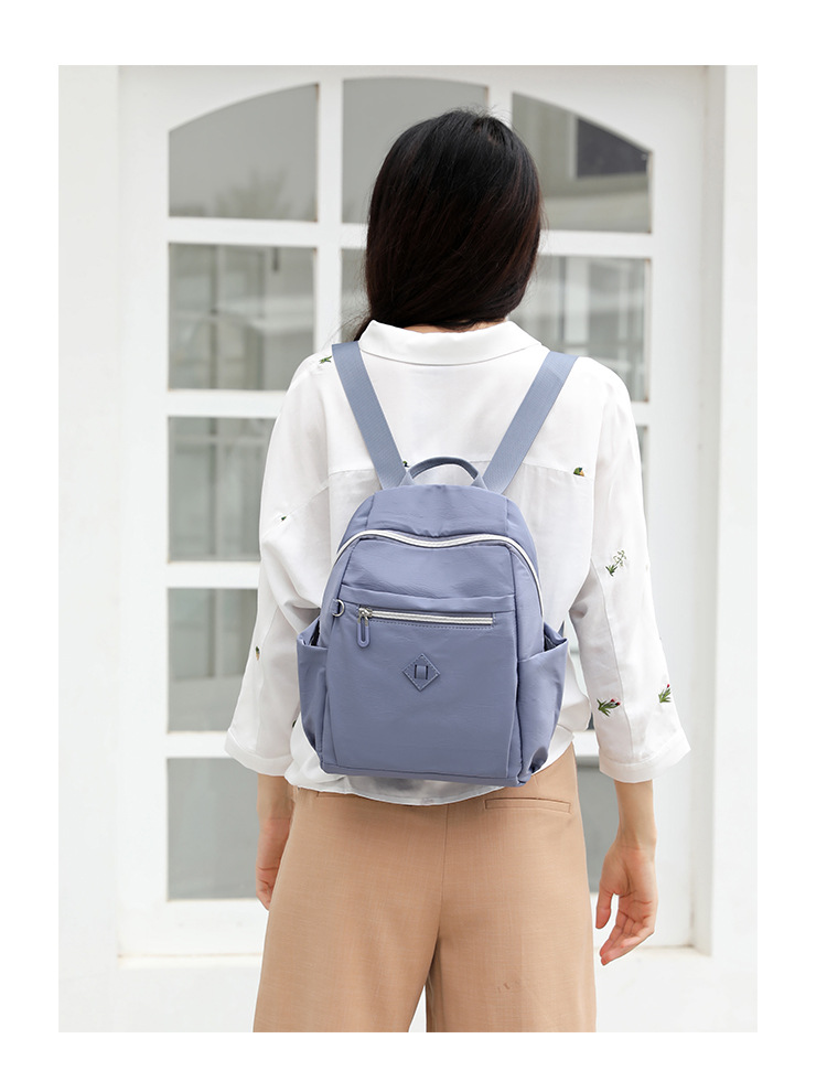 大容量双肩包女士时尚潮流韩版背包防泼水出行旅行包情侣韩版书包详情27