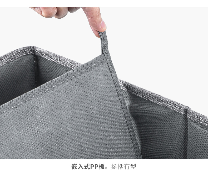 Pants storage box, wardrobe layering wonder, denim clothes compartments, clothing separation, home storage and organization box, fabric pic 10
