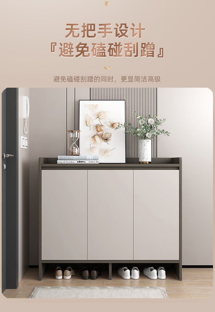 #实木鞋柜家用门口新款2024室内简易收纳柜入户玄关柜多层鞋详情10