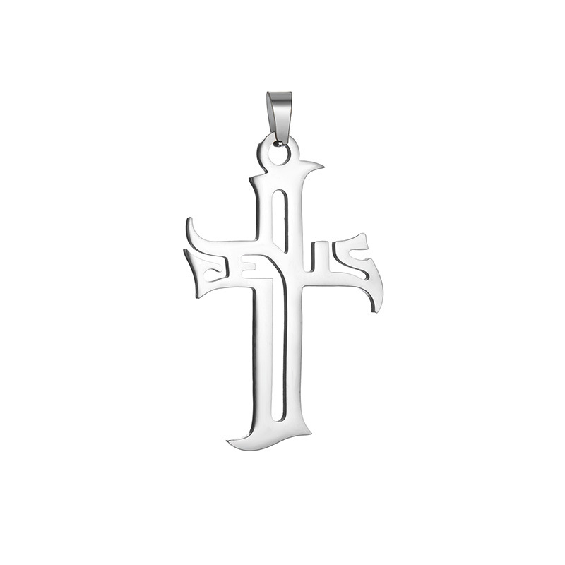 Half-price clearance sale of 36-style cross pendant and stainless steel cross necklace from the source factory for wholesale in stock pic 35