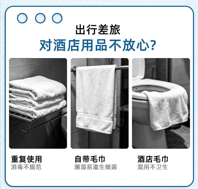 Disposable compressed towels, enlarged and thickened face towels, individual packaging, travel and tourism supplies, face towels wholesale, disposable towels pic 3