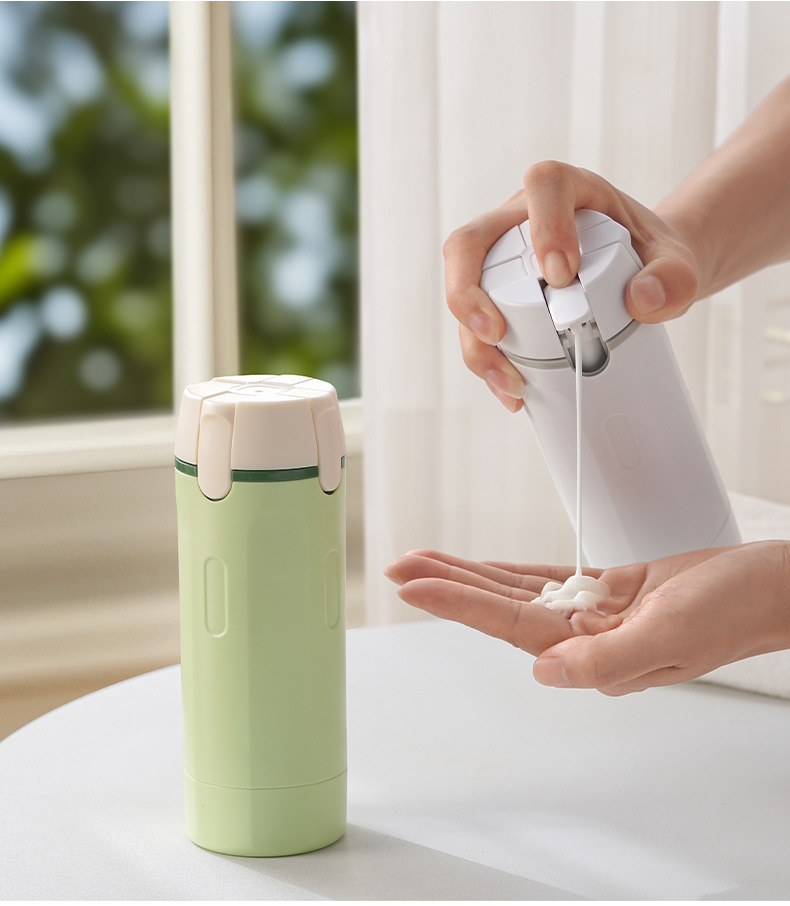 Four-in-one portable travel bottle for personal care, cosmetics, shampoo and body wash, travel storage bottle pic 13