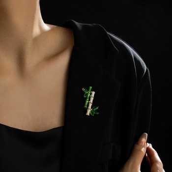 白玉兰颁奖佩戴同款玉兰花胸针高级感花朵胸花女轻奢个性别针配饰详情6