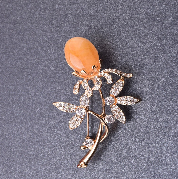 Brooch, high-end, niche silk scarf buckle, alloy Korean version diamond-encrusted coat, pearl brooch, clothing accessory, brooch, wholesale accessories pic 25