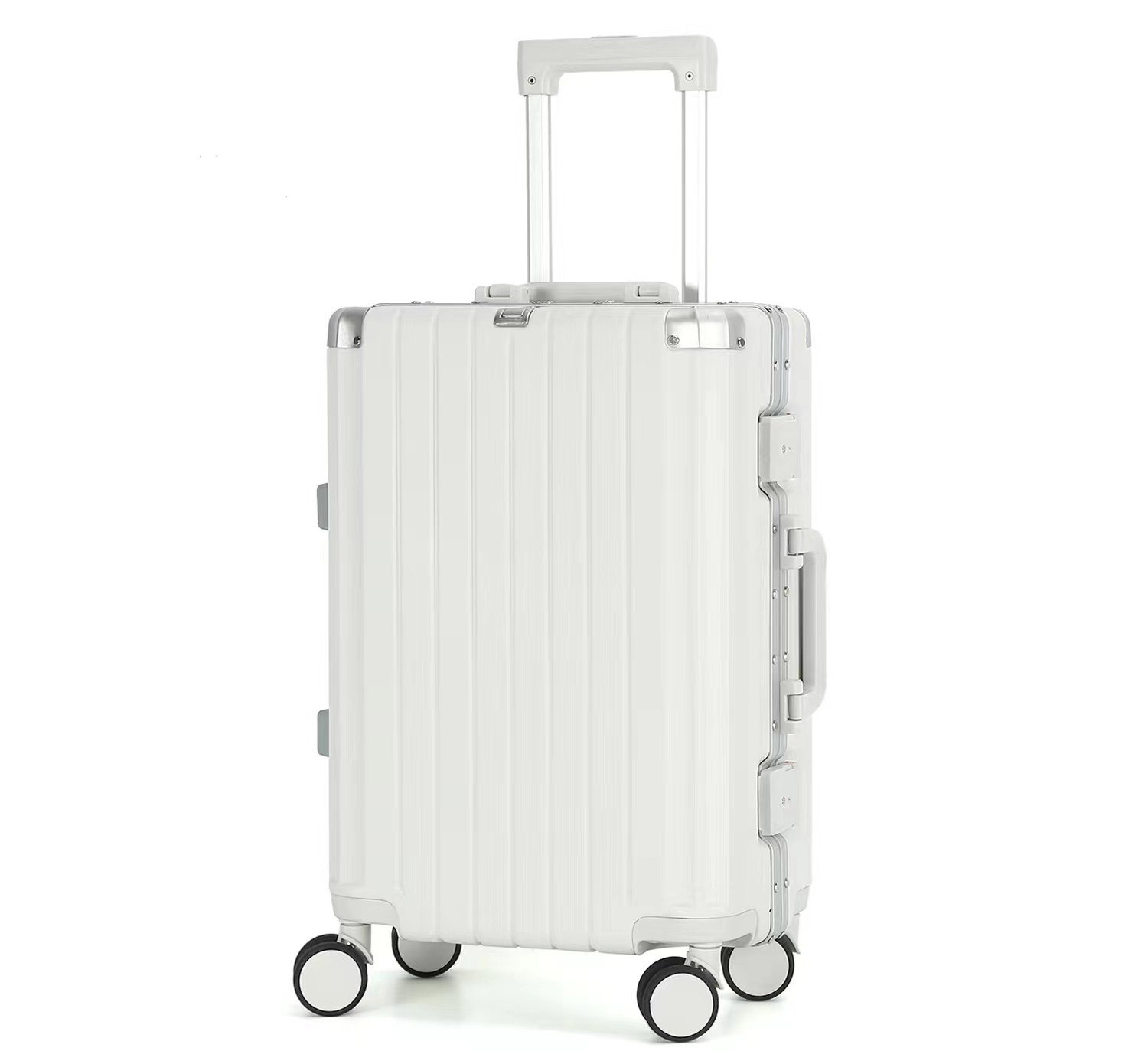 高颜值旅行箱万向轮拉杠箱男女通用行李箱多功能铝框密码箱大容量详情6