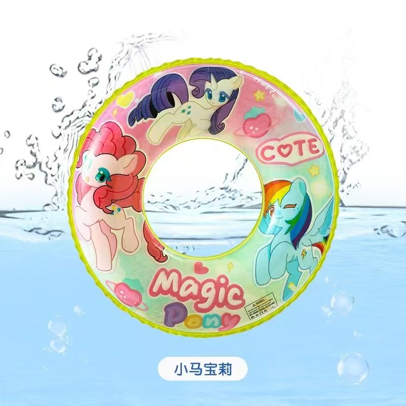 Thickened swimming ring, inflatable life buoy for children, cartoon baby swimming ring, printed little mermaid swimming ring pic 15