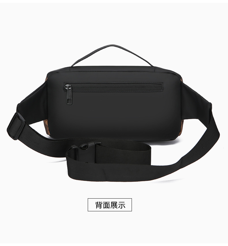 跨境腰包多功能通勤旅行手机胸包户外运动骑行斜挎包时尚胸前包详情29