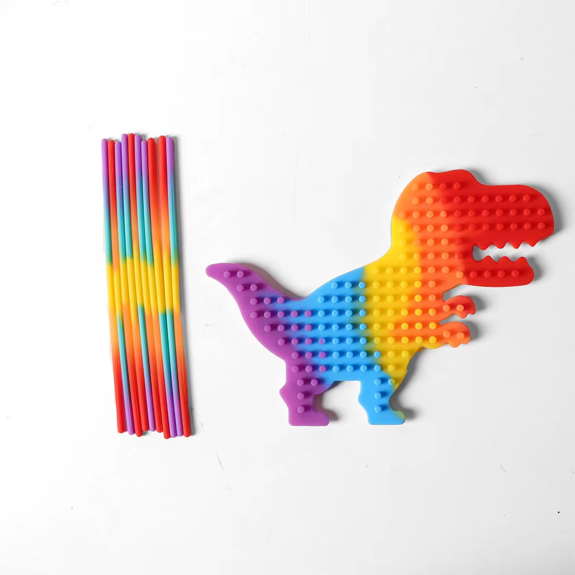 新款硅胶感官活动板益智玩具食品不含BPA工厂直发感统训练器材儿童早教启智详情19