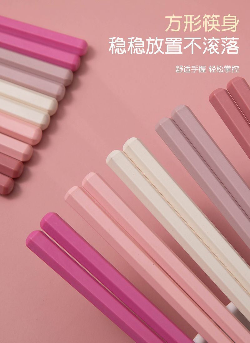 【 Newcomer Bestseller 】 Macaron Alloy chopsticks 4.9 free shipping, one chopstick per person, separate dining chopsticks, five-color Japanese chopsticks for home use pic 4