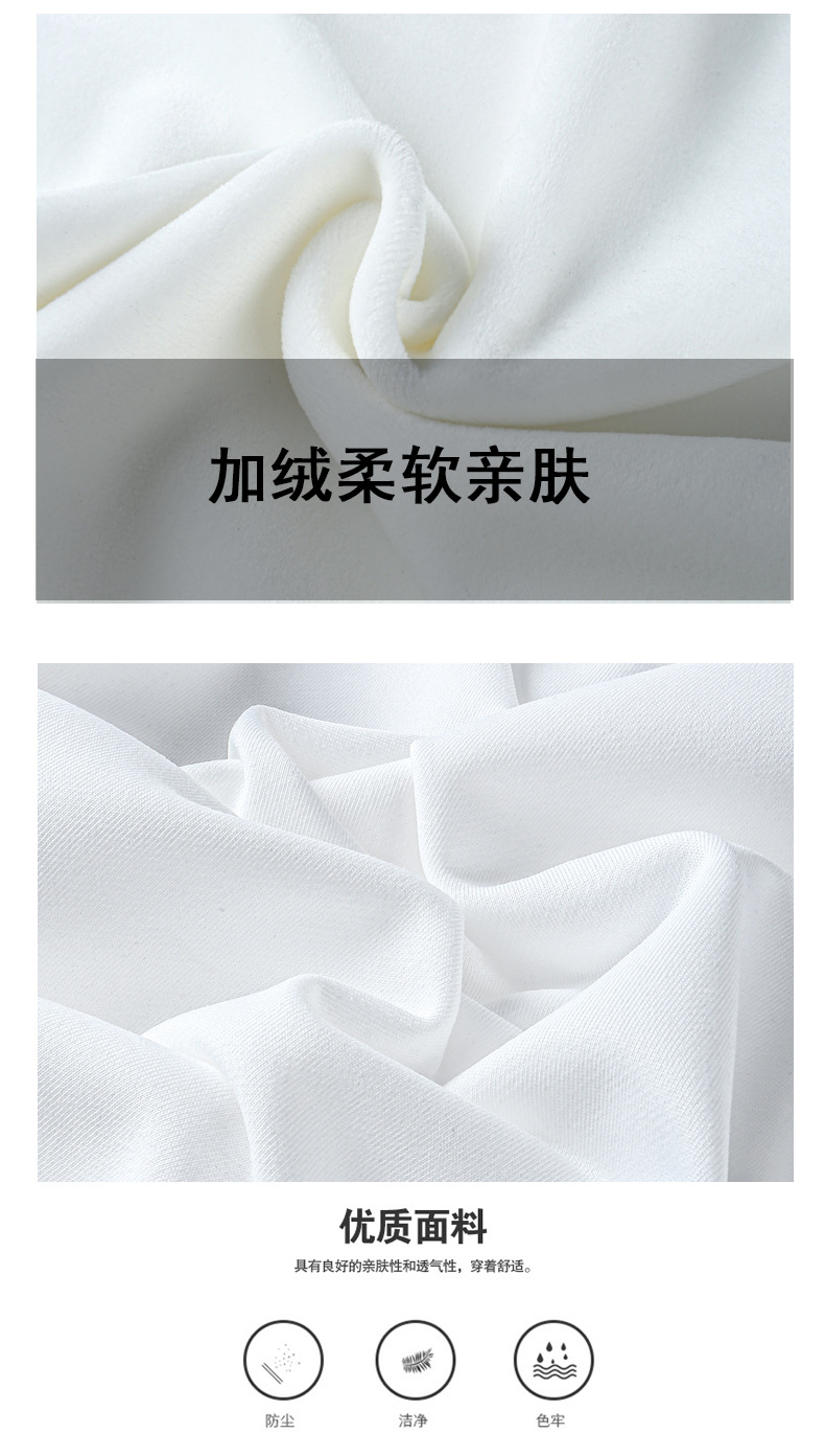 加绒加厚连帽卫衣男款秋冬季美式重磅休闲潮青年宽松上衣女运动服详情7