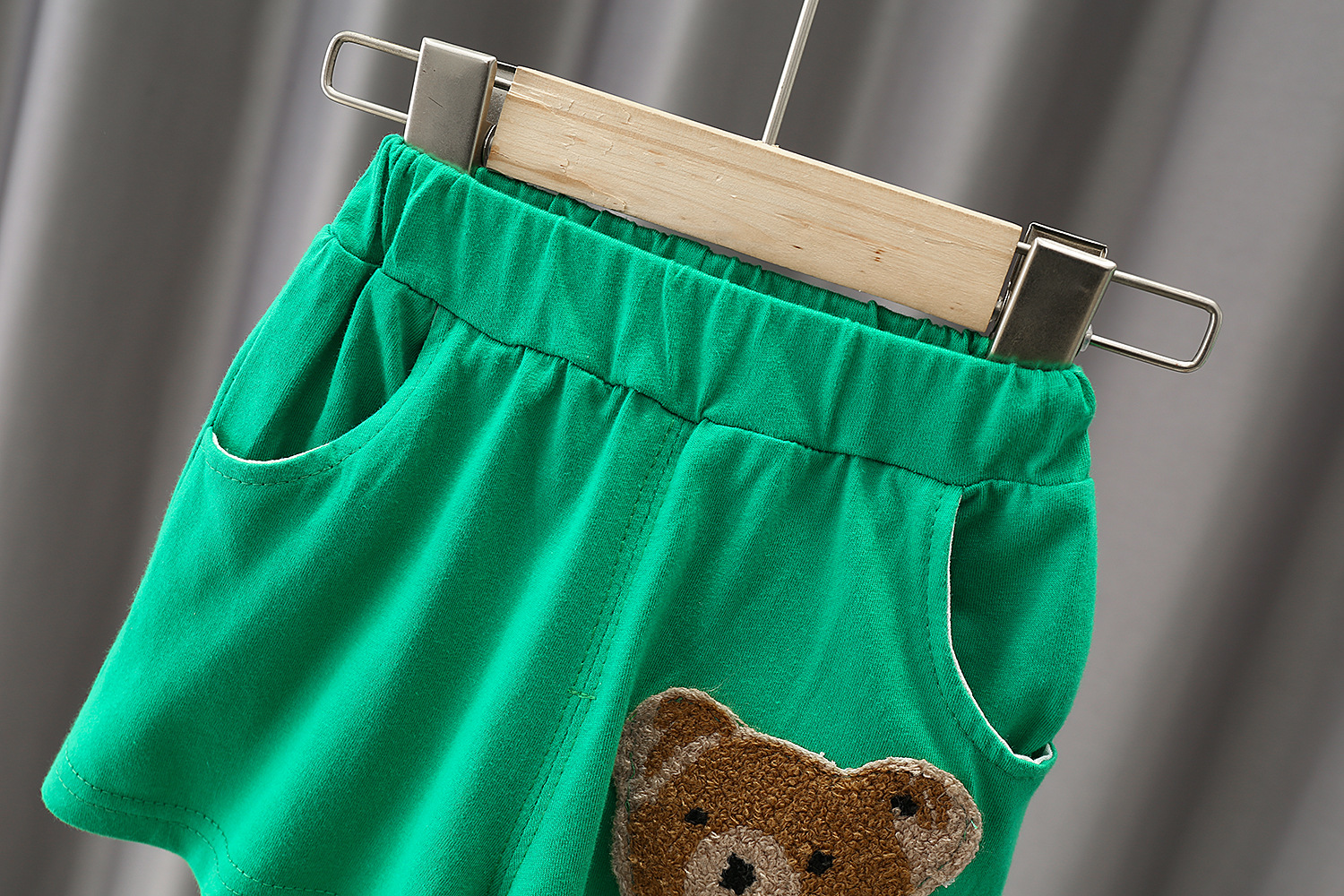 男女儿童外贸服装批发夏季新款宝宝卡通棉短袖t恤两件套厂家批发详情23