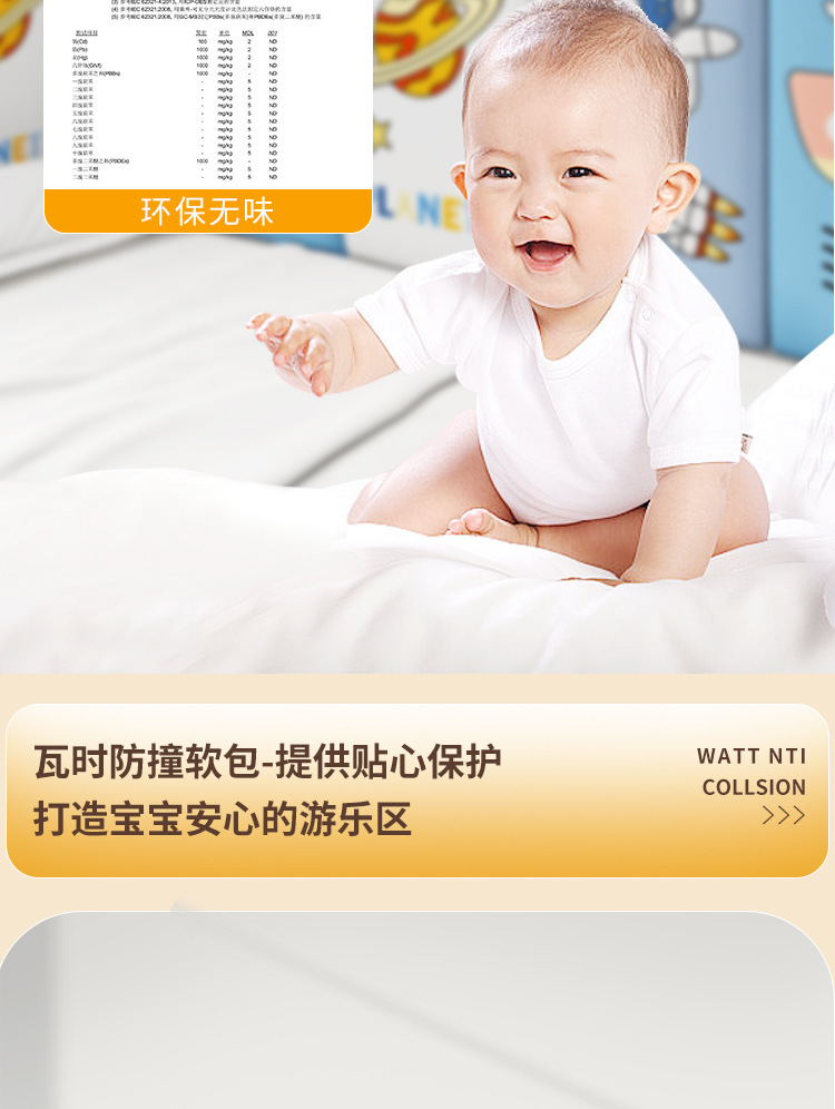 婴儿防撞墙贴儿童卡通软包宝宝防撞磕碰墙垫榻榻米防撞条儿童房墙详情6