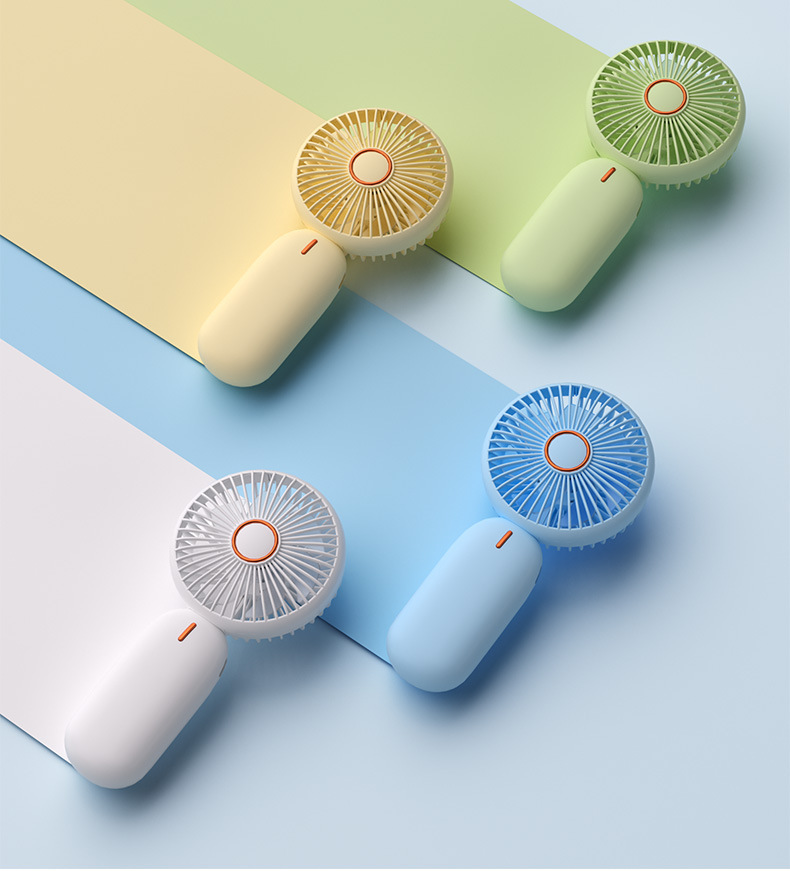 Handheld small fan, simple and portable, mini USB charging, strong wind force, silent, logo design for a souvenir pic 21