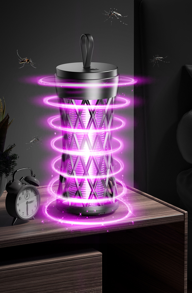 2024新款LED紫光灯户外电击式灭蝇驱蚊器可手提灭蚊器跨境批发详情11