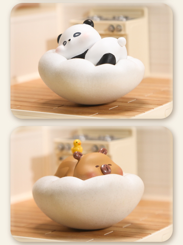 云朵乐园摇摇可爱动物睡觉解压休闲办公室桌面摆件树脂工艺品批发详情12