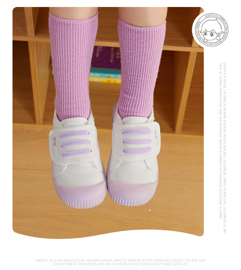 斯纳菲女童帆布鞋2025年春季新款室内宝宝鞋轻便透气休闲鞋详情12