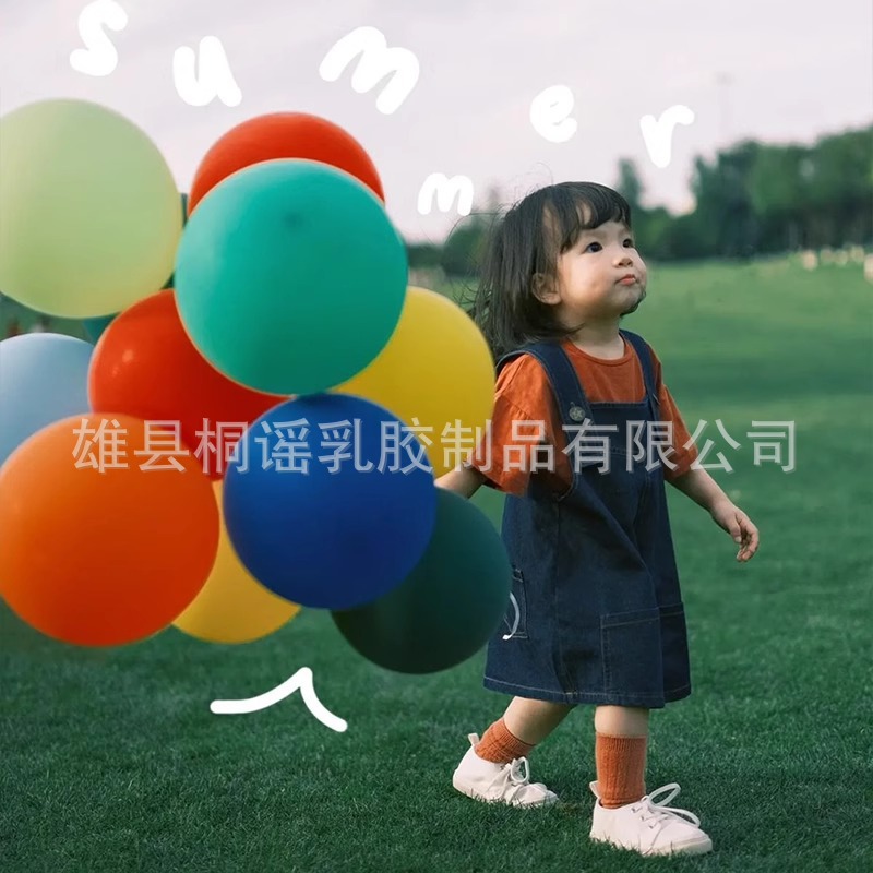 大气球正圆气球加厚防爆特大气球儿童玩具汽球摆摊户外草地气球详情14