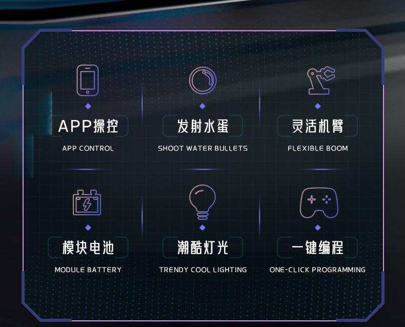 新款AI智能机器狗遥控机械狗科教编程语音握手男孩益智四足电玩具详情4