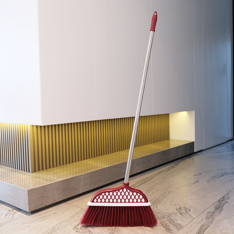 长柄杆扫把大扫把加大加厚软毛不锈钢杆拼接杆单个扫帚百货批发0251详情1