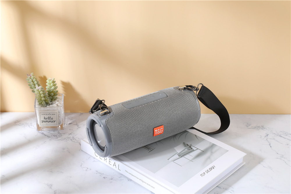 跨境新款便携蓝牙音箱户外创意插卡蓝牙音响布艺低音炮收音机批发详情13
