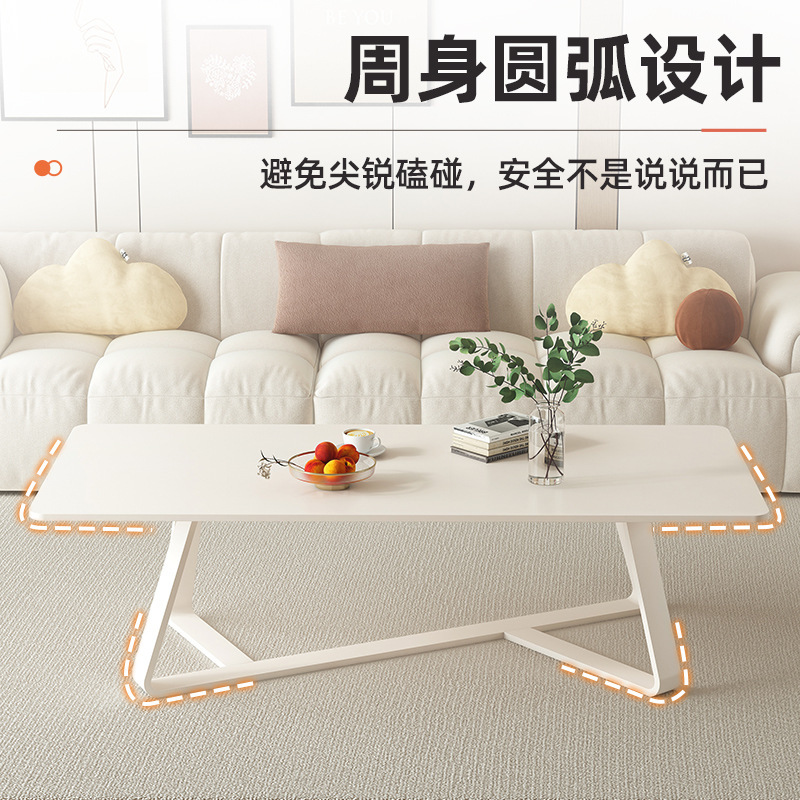客厅家用现代出租屋阳台方形桌子矮桌商用茶桌小户型简易客厅茶几星辰 pic 12