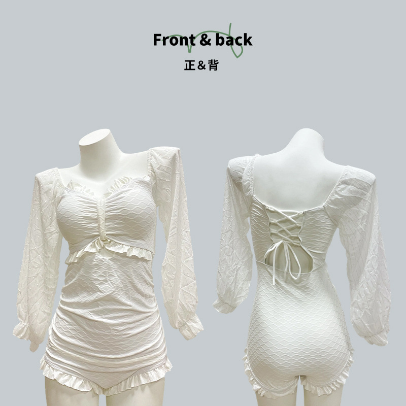 女性白色针织一字肩纱裙半身裙广州十三行连衣裙款式优雅舒适10127详情3