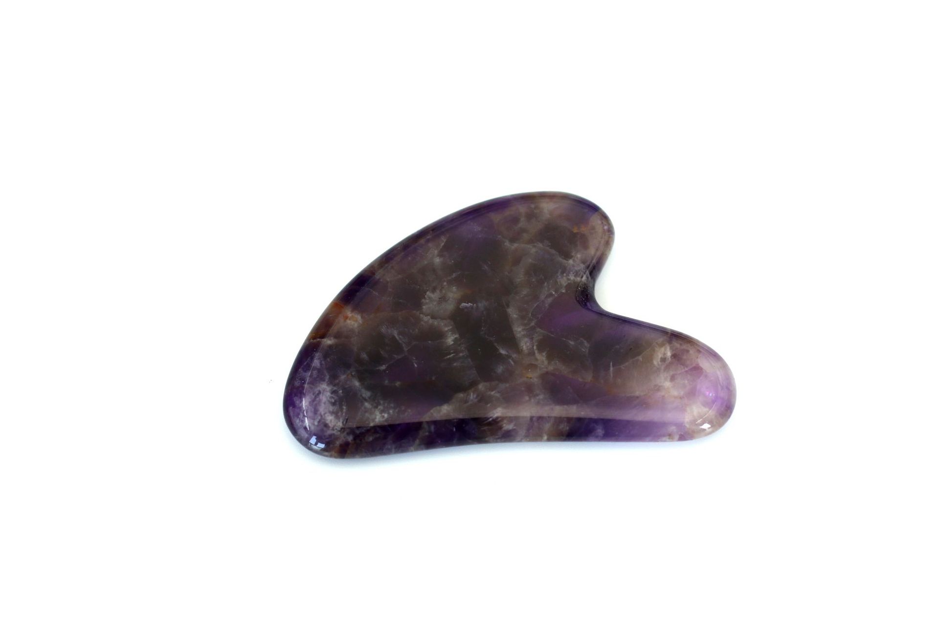 粉晶刮痧板心形刮痧按摩器美容面部脸部天然玉石手指粉水晶刮痧片详情42