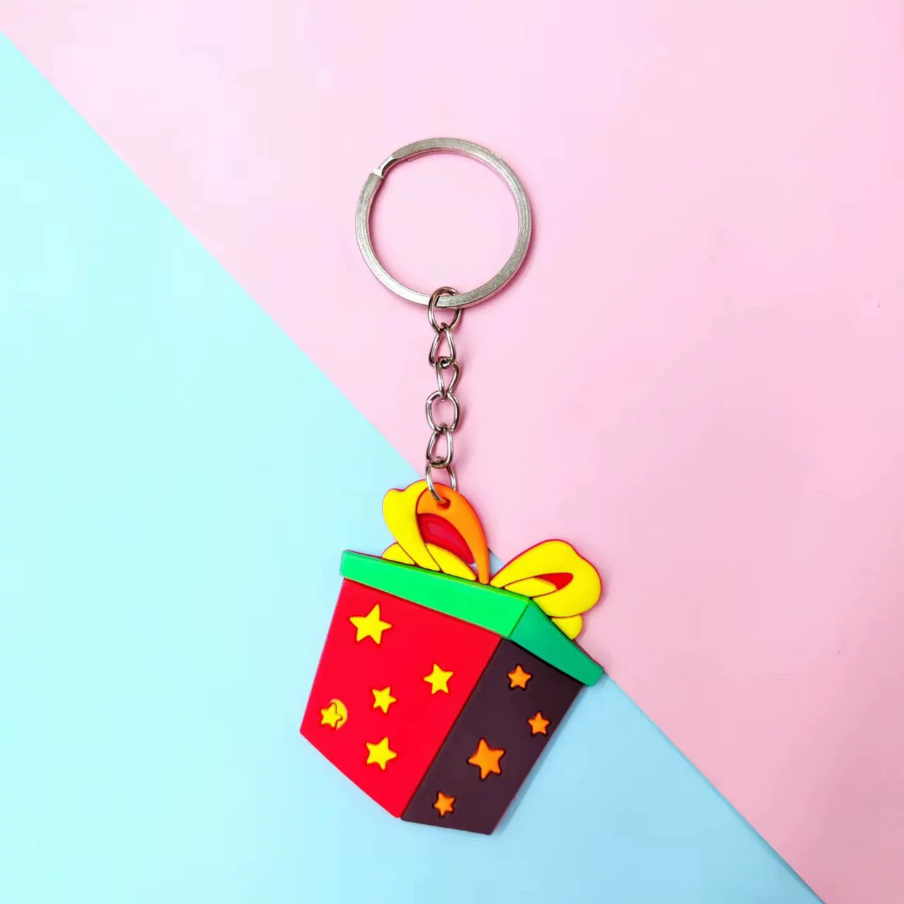 圣诞节新款钥匙扣饰品圣诞树麋鹿配件可爱PVC材质P5421礼品馈赠详情15