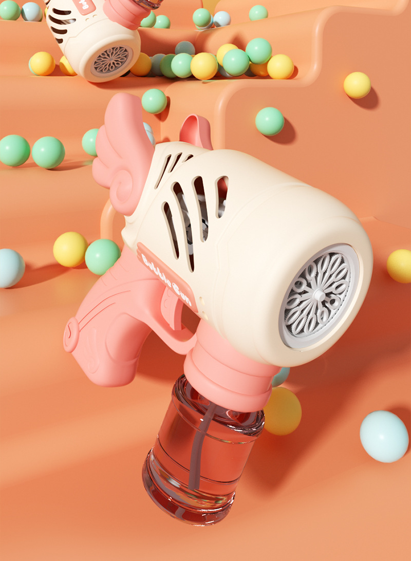 厂家批发电动泡泡机全自动抖音同款全自动防漏儿童玩具泡泡枪详情12