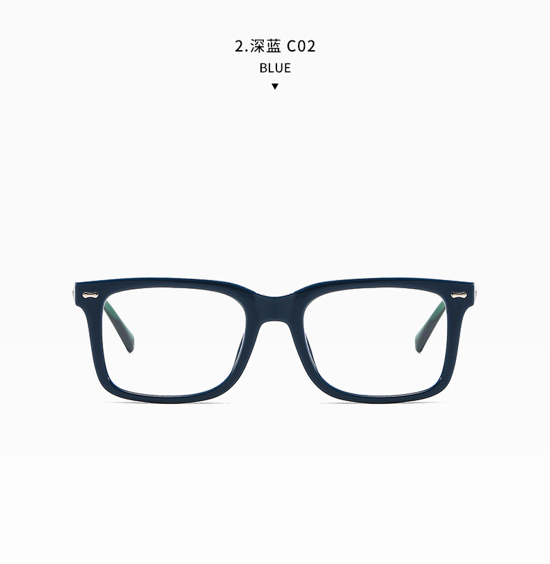 The 2025 new square optical glasses are casual, fashionable and trendy. They are flat light glasses suitable for both men and women for study and work pic 14