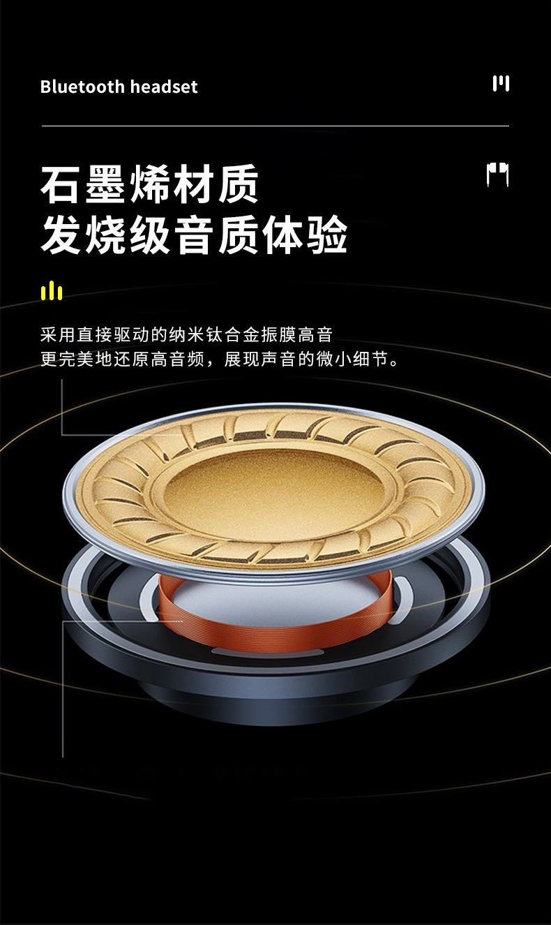 蓝牙耳机适用于华为安卓苹果无线久戴不痛迷你重低音高音质详情4