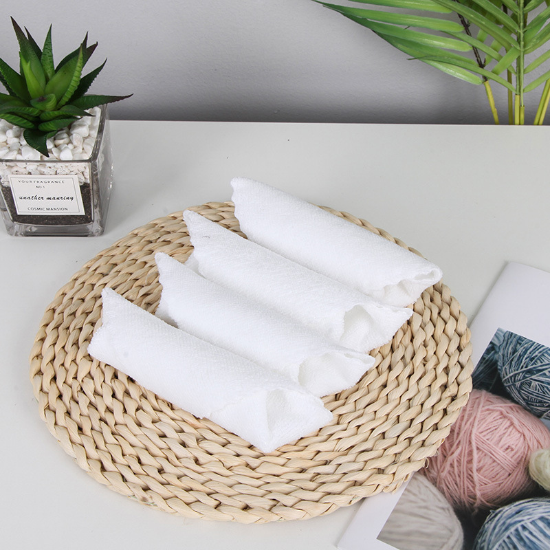 酒店一次性小毛巾餐厅擦手巾四方不掉毛吸水清洁手帕抹布吸水快详情7