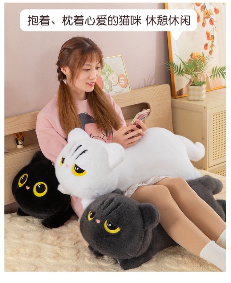 New style cat throw pillows, cute cat bedside seats, cushions, birthday gifts, decorative items, wholesale from the manufacturer pic 4