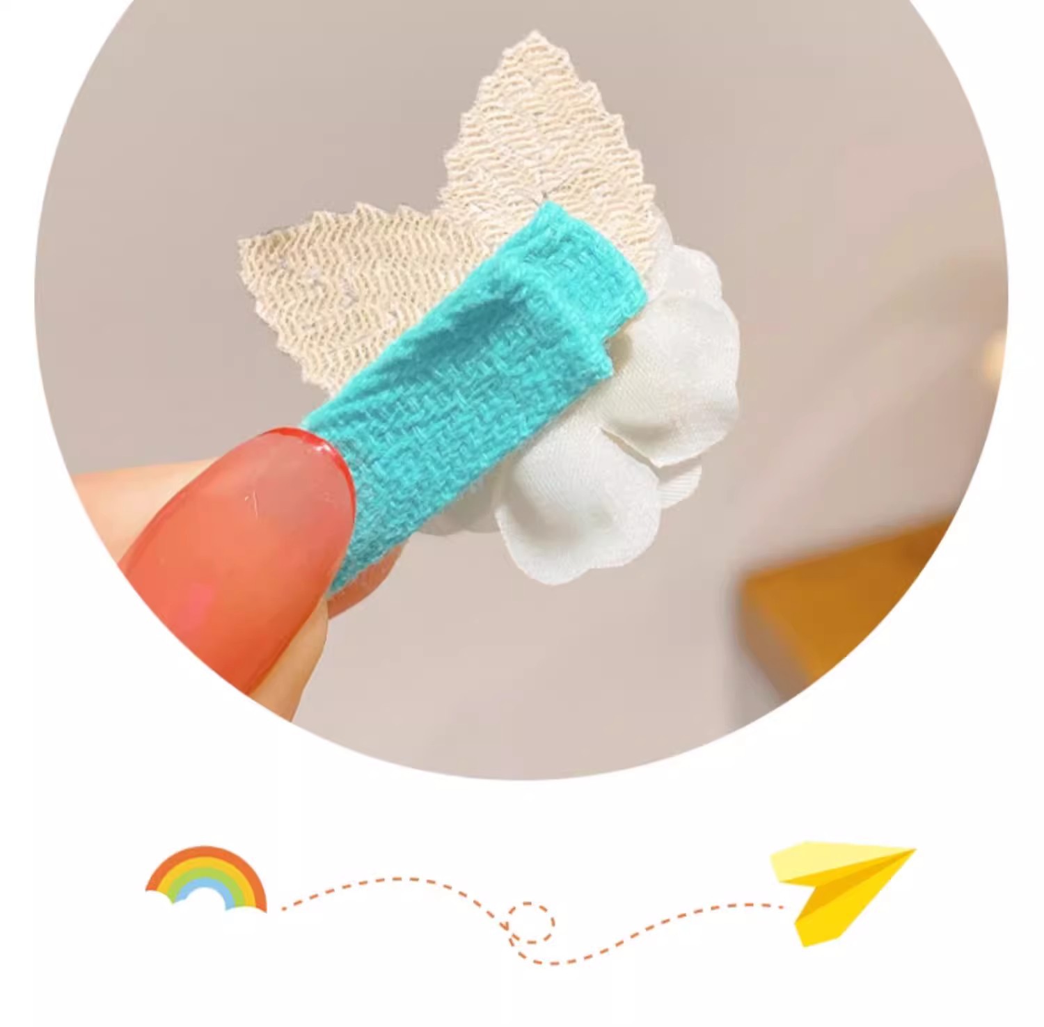 婴幼儿汗毛夹头饰女宝宝可爱不伤发胎毛发夹2025新款刘海碎发发卡详情19