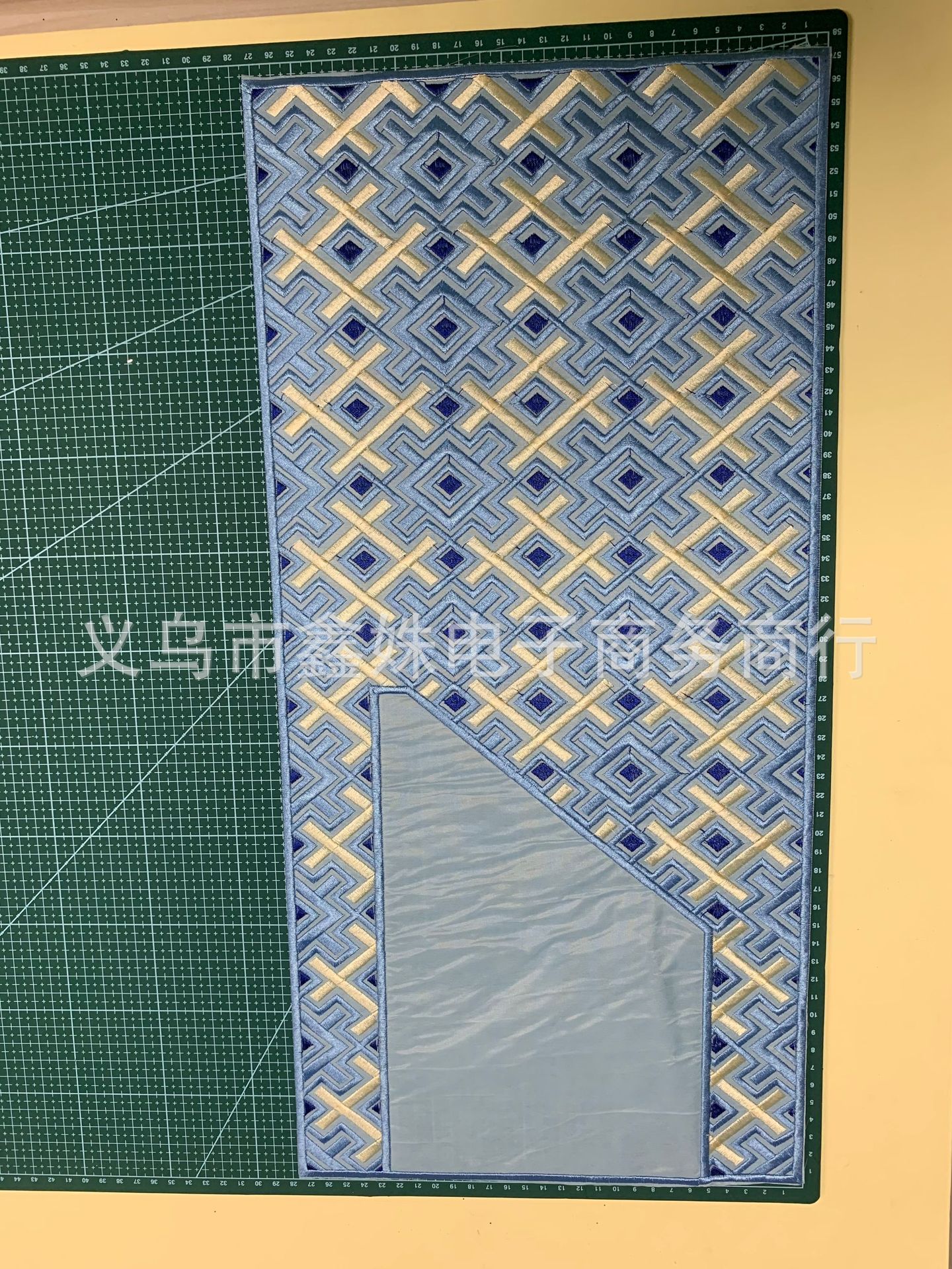 In stock of multi-color rectangular embroidered circular collar stage costume accessories pic 16
